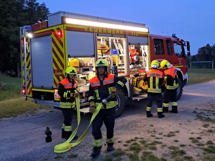 Der Brandschutz wurde an der Einsatzstelle sofort sichergestellt