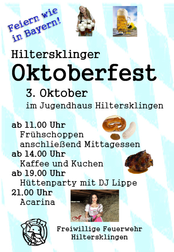 Programm Oktoberfest 2015