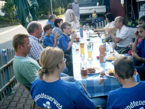 Biergarten von Michi's Dachsbergstübchen